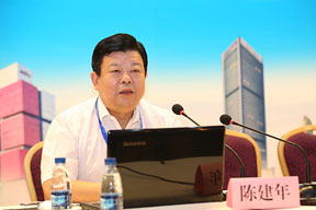 江蘇南通二建集團(tuán)有限公司董事長(zhǎng)陳建年做主題演講