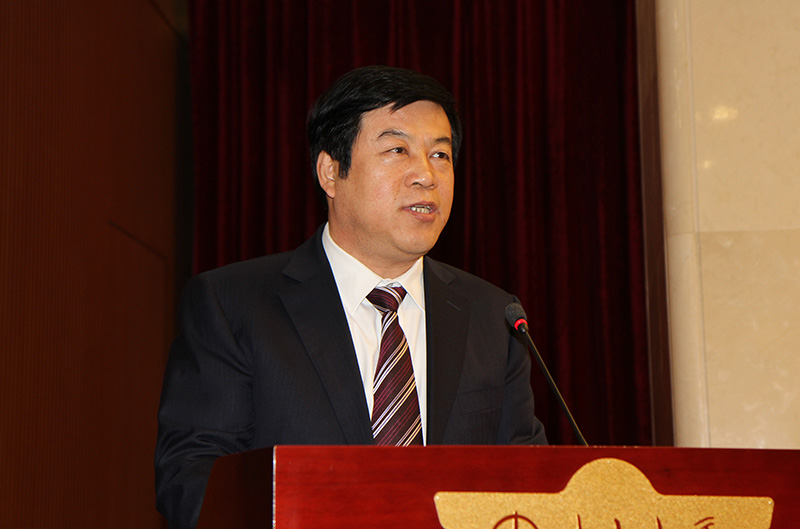 中國新興建設開發總公司總經理魏軍發表演講