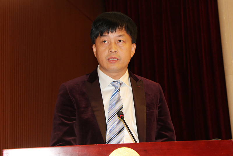 宏峰集團（福建）有限公司董事長蔡鳳水發表演講