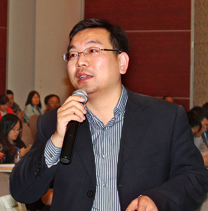 《施工企業管理》雜志社副主編龔煒主持會議