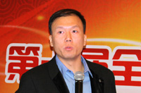北京市政建設集團有限責任公司組織人事部部長劉翠榮做題為《以“戰略思維”方法推進人力資源體系建設》的演講