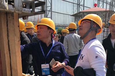 龍信建設公司龍信美好金苑現場觀摩