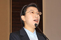 北京鑫壇建筑勞務(wù)分包有限公司總經(jīng)理-楊飏做主題發(fā)言